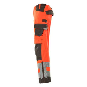 2025 pantalon de sécurité pour hommes sur mesure multi-poches Cargo vêtements de travail avec sécurité 3M bande réfléchissante OEM ODM pantalon - Product Image 5