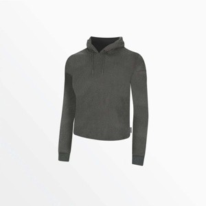 Sweat à capuche court Sherpa chaud et confortable pour femme-Sweat en polaire de haute qualité-Idéal pour l'hiver, la randonnée - Product Image 1