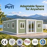 Maison miniature moderne personnalisée de 30 pieds avec isolation thermique, maison modulaire préfabriquée, maison conteneur extensible pour la vie en milieu rural