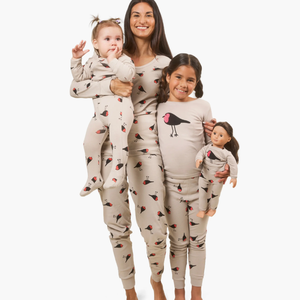 Vêtements de nuit pour femmes, pyjamas personnalisés <span class=keywords><strong>à</strong></span> motifs imprimés, vêtements de nuit pour femmes, vêtements de maison, ensembles de pyjamas assortis en coton pour la famille - Product Image 1