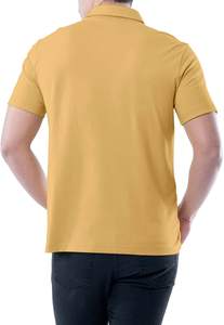 Gran oferta de camisetas polo de algodón 100% para hombre, mejor precio, logotipo personalizado, nuevo diseño, patrón sólido, camisetas de Golf, venta al por mayor antiarrugas - Product Image 3