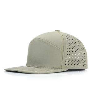 Casquette de baseball à bord plat et imperméable à 6 panneaux de haute qualité, style hip hop personnalisé pour les sports de plein air et la mode - Product Image 3