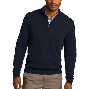 Pull de golf à fermeture éclair en coton polaire thermique Weather Series 1/4 pour homme - Product Image 1
