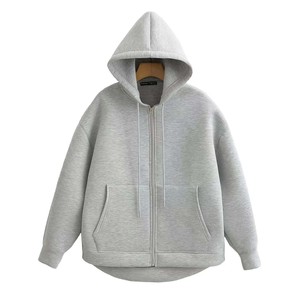 Pull oversize pour hommes Hoodie-100 % coton 350g Sweat à capuche vierge sans ficelle de haute qualité - Product Image 2