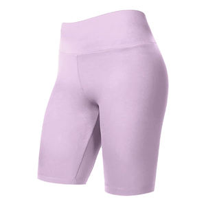 Meilleure qualité femmes Gym serré Shorts taille élastique Yoga Shorts contrôle du ventre décontracté entraînement Joggers forte demande motif solide - Product Image 5