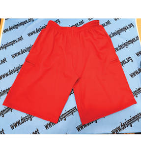 กางเกงซอฟต์บอลไมโครไฟเบอร์แบบมีเชือกรูด,กางเกงขาสั้นมีกระเป๋าใส่โทรศัพท์มือถือสำหรับผู้ชาย - Product Image 3