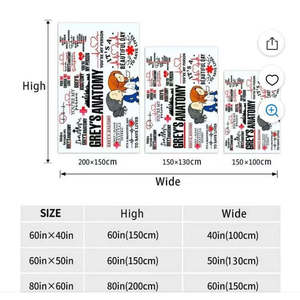 Coperta anatomia 80 × 60 pollici coperta Ultra morbida in pile di corallo coperta comoda decorativa coperta personalizzata 'tu sei la mia persona' - Product Image 2