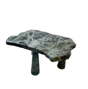 Vente en gros de table Calma en marbre vert, table basse de luxe en pierre naturelle pour la maison, le bureau et l'hospitalité - Product Image 4