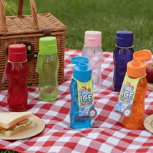 CASAMAX WL AD-1774-1 Botellas de Agua de Plástico PE Coloridas de 420 ml con Tapas, Aislamiento Térmico, Clásicas, Premium, Duraderas - Product Image 2