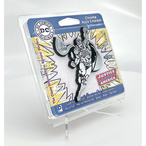 Placa Decorativa Vintage de Superman, Pegatinas Metálicas para Vehículos con Emblema Cromado y Figura - Product Image 5