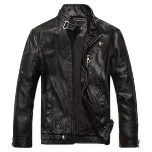 Latest Design Low Price <b>Men</b> Leather Bomber <b>Jacket</b> Plus Size Motorcycle <b>Smart</b> <b>Casual</b> Fashion Leather <b>Jacket</b> - Product Image 1