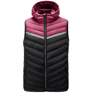 Gilet matelassé en toile pour homme, léger, respirant, imperméable, super chaud, à capuche, pour temps froid, vente en gros 2026 - Product Image 1