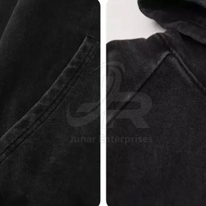 Survêtement décontracté à manches longues pour hommes, lavage à l'acide, vente en gros, survêtement personnalisé pour hommes, lavage à l'acide - Product Image 4