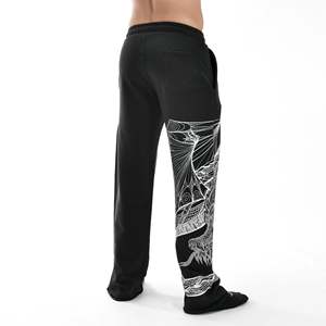 Pantalones Cargo Holgados para Hombre con Cintura Elástica, Diseño Estampado, Algodón Tejido, Talla XL, Primavera - Product Image 4