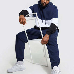 Nueva colección de invierno, chándal de felpa francesa con logotipo personalizado, chándal de gran tamaño de algodón de lana pesado transpirable Unisex para hombres - Product Image 4