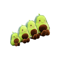 En gros, Peluche avocat douce et adorable, très populaire, personnalisable, en forme de fruit, jouet coussin et poupée de dessin animé