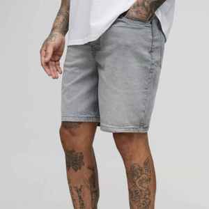 Pantalones Cortos de Mezclilla 2026 Personalizados para Hombre, Pantalones Cortos Casuales Holgados de Verano para Hombre, Servicio OEM - Product Image 2