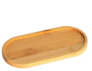 Plateau utilitaire en bois fabriqué en Inde, artisanal, conçu avec un savoir-faire raffiné pour les maisons, les cafés et les salons, offrant un service quotidien raffiné - Product Image 5