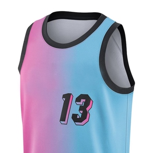 Maillot de basketball pour hommes, grande taille, vente en gros, léger, respirant, antibactérien, vêtements de sport, séchage rapide, tissu en maille, OEM - Product Image 5