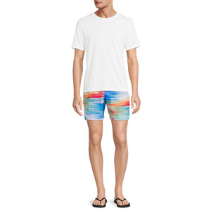 Shorts de Baño Ligeros para Hombre, Uso Casual al Aire Libre, con Impresión por Sublimación, Tejido de Lona Transpirable y de Secado Rápido, Color Sólido - Product Image 3