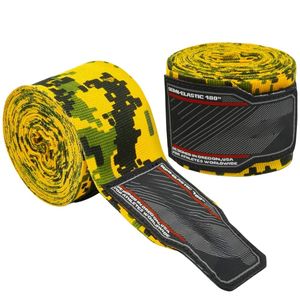 Alta calidad, transpirable, ecológico, duradero, entrenamiento físico, envolturas de mano, logotipo personalizado, diseño impreso, muñequera de algodón, gimnasio - Product Image 4