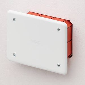 Gewiss Série 48 Cassettes polymères encastrées à couvercle blanc Taille 118x96x70mm Équipement de distribution d'énergie - Product Image 3