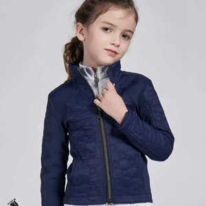 Chaqueta Ecuestre para exteriores de primavera y otoño para niños OEM, chaqueta cálida a prueba de viento para ropa de equitación - Product Image 3