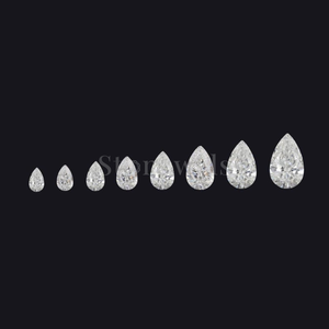 Venta al por mayor 0.15CT-0.81CT DEF Pera corte sintético laboratorio cultivado diamantes sueltos tamaño pequeño CVD HPHT VVS VS IGI certificado - Product Image 2
