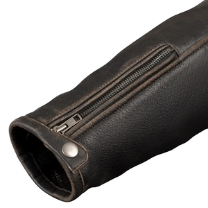 Adventure Retro Brown Genuine Buffalo Leather Racing Motorbike Jacket CE-Certified <b>Protectors</b> Motorcycle Riding Jacket For Men - Product Image 5