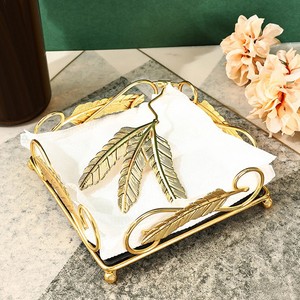 Decorative Metal Gold Napkin Holder in Affordable Price For Restaurant Hotel <b>Wedding</b> Party Use - Product Image 2