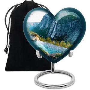 Top Quality Aluminium Wholesale Cremation <b>Urn</b> for Human & Pet Ashes Horse Print <b>Large</b> Metal Cremation <b>Urn</b> for Adult Keepsake <b>Urn</b> - Product Image 4