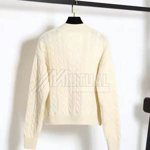 Casual <b>Plus</b> <b>Size</b> <b>Women</b> <b>Sweater</b> Knitted Pullover Loose Fit Autumn Winter Long Sleeve <b>Women</b> <b>Sweater</b> - Product Image 2