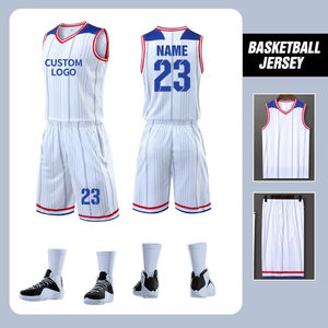 Maillot de basket-ball en polyester 100% personnalisé maille à séchage rapide respirant entraînement sportif uniforme de basket-ball grande taille pour hommes - Product Image 4