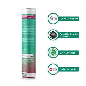 Comprimés effervescents détoxifiant pour le foie sans sucre, saveur de fruits rouges mélangés, NAC, chardon-marie, 1 tube pour adultes, adolescents, femmes enceintes - Product Image 2