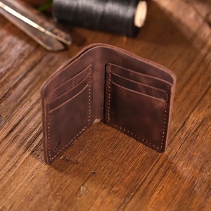 Suministro directo de fábrica Cartera de cuero de estilo de lujo con compartimento para monedas con cremallera y ranuras para tarjetas adicionales disponibles al mejor precio - Product Image 5