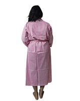 Bata de Baño para Mujer 100% Algodón con Estampado Floral Amarillo, Ropa de Dormir, Talla - 48 pulgadas