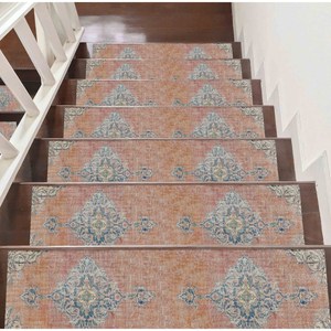 Tapis imprimé à motifs ethniques : doux, tendance, moderne, lavable en machine, tapis d'entrée - Product Image 5