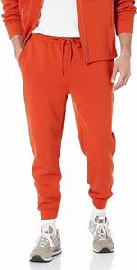 Pantalones de correr de lana de talla grande para hombre, pantalones deportivos de cintura alta para entrenamiento, pantalones de gimnasio, pantalones de chándal rojos personalizables, venta al por mayor - Product Image 4