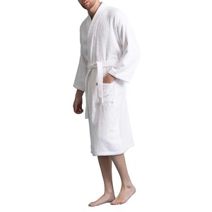 Peignoir en coton confortable sur mesure, robe douce et chaude pour hommes et femmes, pour la maison, le spa, l'hôtel - Product Image 3