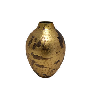 Vaisselle Vase à fleurs décoratif en fer pour la décoration de la maison et du mariage Vase en métal Couleur gris foncé Fait à la main en vrac - Product Image 4