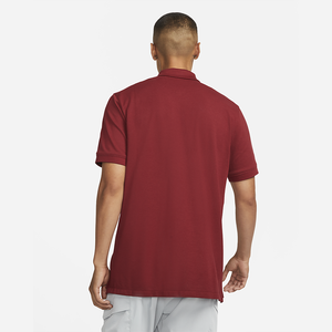 Vente en gros Polo avec logo personnalisé Polo uni coupe ajustée ultra-mince extensible et respirant à séchage rapide pour hommes - Product Image 2