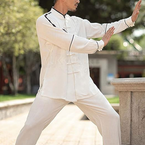 Uniforme d'arts martiaux mixtes traditionnel chinois, vêtements de sport avec logo personnalisé, extensible, léger, respirant - Product Image 2