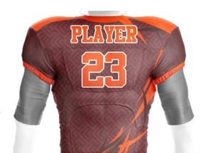 Maillot de football américain avec logo personnalisable pour hommes et femmes, vêtements respirants en couleurs sublimées, Offre Spéciale pour adultes - Product Image 4