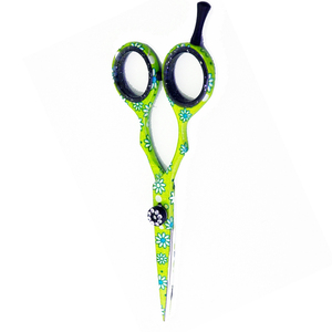 Top Quality Hair Cutting <b>Scissors</b> Flower <b>Paper</b> Coated Hair Shears Hair Cutting Tool Barber <b>Scissors</b> Made Stainless Steel - Product Image 3