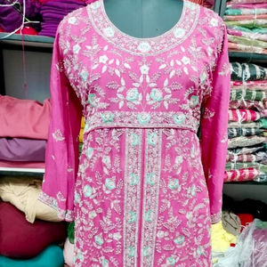 Modern Designer Unstitched Hand Embroidered Indian Fashion-Forward <b>Suits</b> for <b>Women</b> Sun Protection High Quality for Traditional - Product Image 1