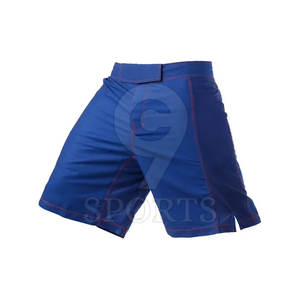 MMA Training Gear Shorts pour hommes No Gi Grappling Style décontracté Ceinture élastique pour fermeture velcro Motif solide OEM direct - Product Image 5