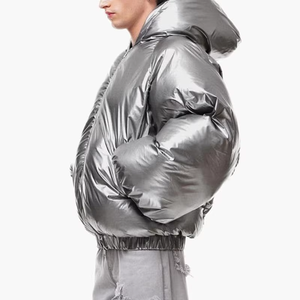 แจ็กเก็ตทรงปลาปักเป้าส่องแสงสำหรับผู้ชายแจ็คเก็ตขนปุยแบบมืออาชีพน้ำหนักเบาใส่สบายผลิตจากแจ็กเก็ตพรีเมียมของปากีสถาน - Product Image 5