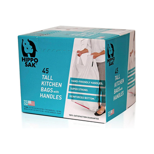Sacs compostables Hippo Sak 13 gallons, prix usine, qualité supérieure, vente en gros, expédition en vrac prête à l'emploi - Product Image 4