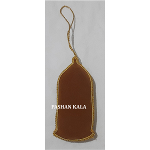 Hermoso diseño único Zari bordado árbol de Navidad adorno colgante forma personalizada tela hecha a mano Material usado decoración del hogar - Product Image 2