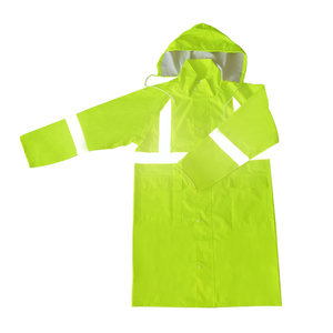 Chaqueta Impermeable de Seguridad Reflectante de Alta Visibilidad con Parte Inferior Negra Personalizable en Tallas Grandes con Logotipo Personalizado - Product Image 3